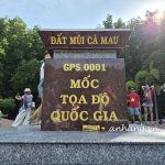 Mốc tọa độ quốc gia GPS số 0 nơi Đất Mũi Cà Mau